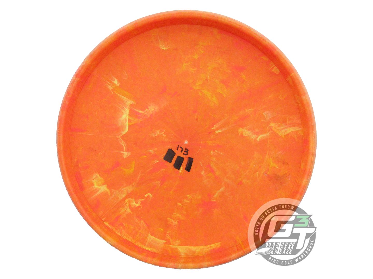 USED Lightning Standard #2 Putter 173g Orange Blue Foil Putter Golf Disc