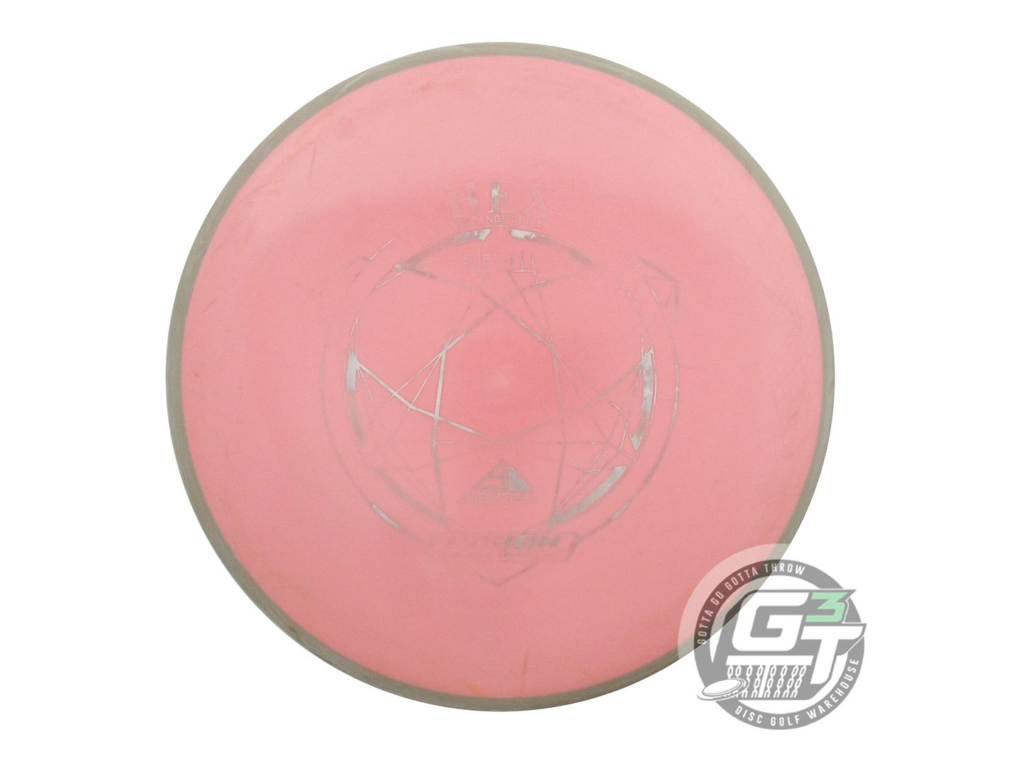 USED Axiom Discs Fission Hex 177g Pink Sage Rim Midrange Golf Disc