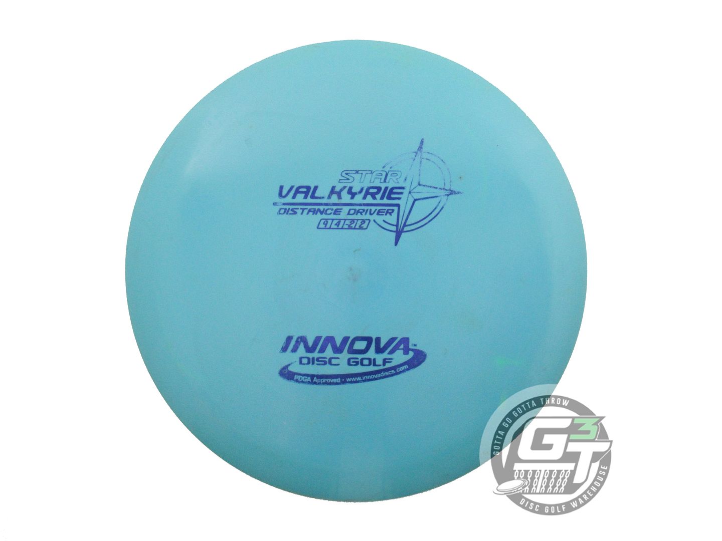 USED Innova Star Valkyrie 175g Teal Blue Foil Distance Driver Golf Disc