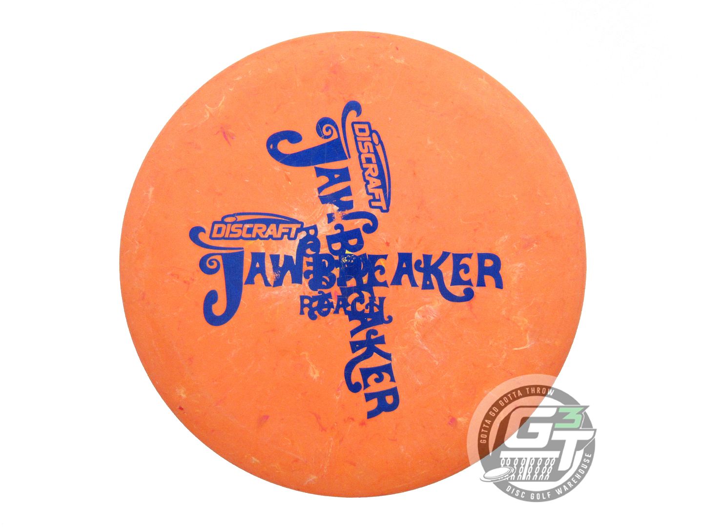 USED Discraft X-OUT Jawbreaker Roach 173g Orange Putter Golf Disc