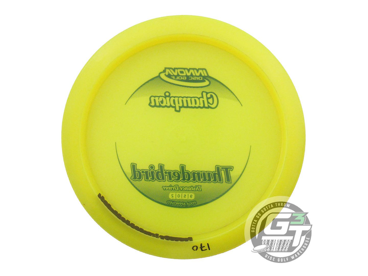 USED Innova Champion Thunderbird 170g Yellow Black Stamp Distance Driver Disc