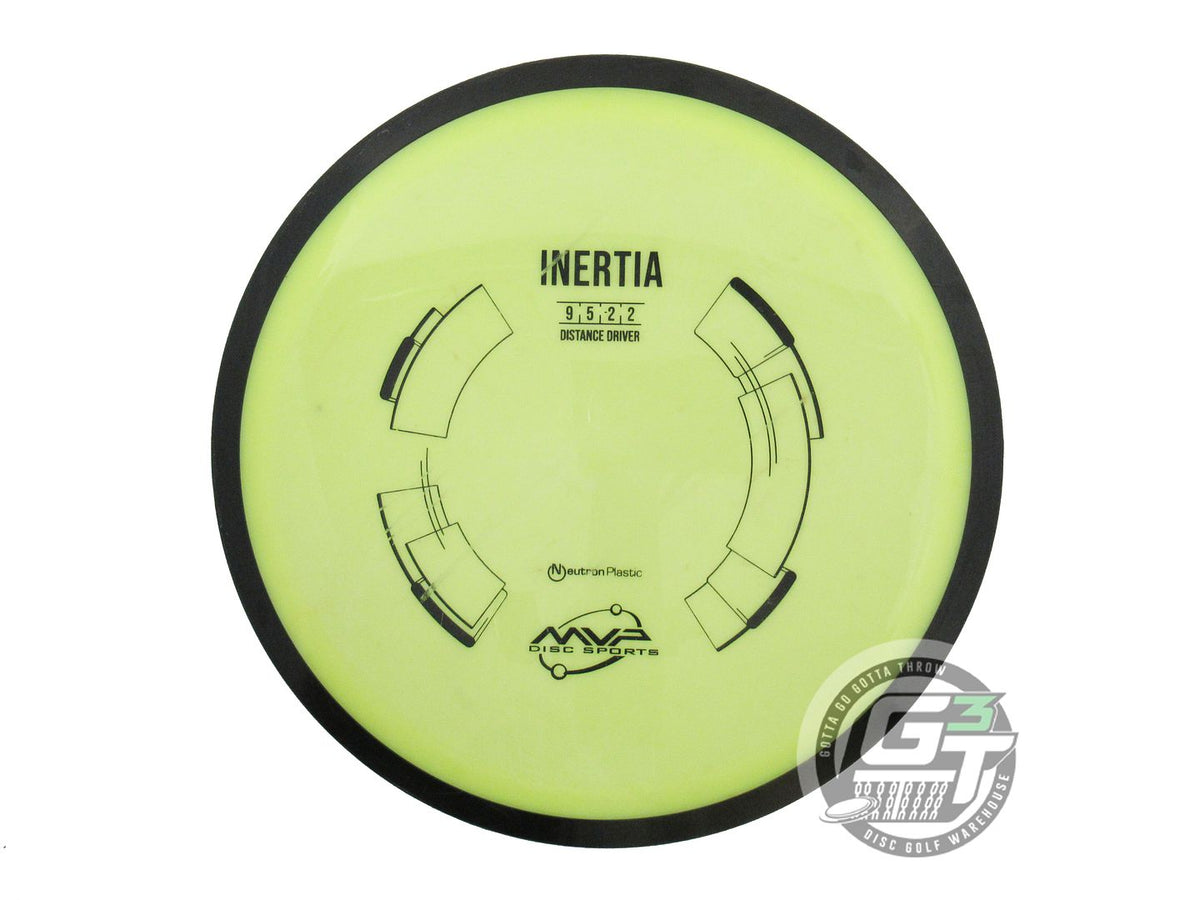 USED MVP Disc Sports Neutron Inertia 160g Yellow Distance Driver Disc