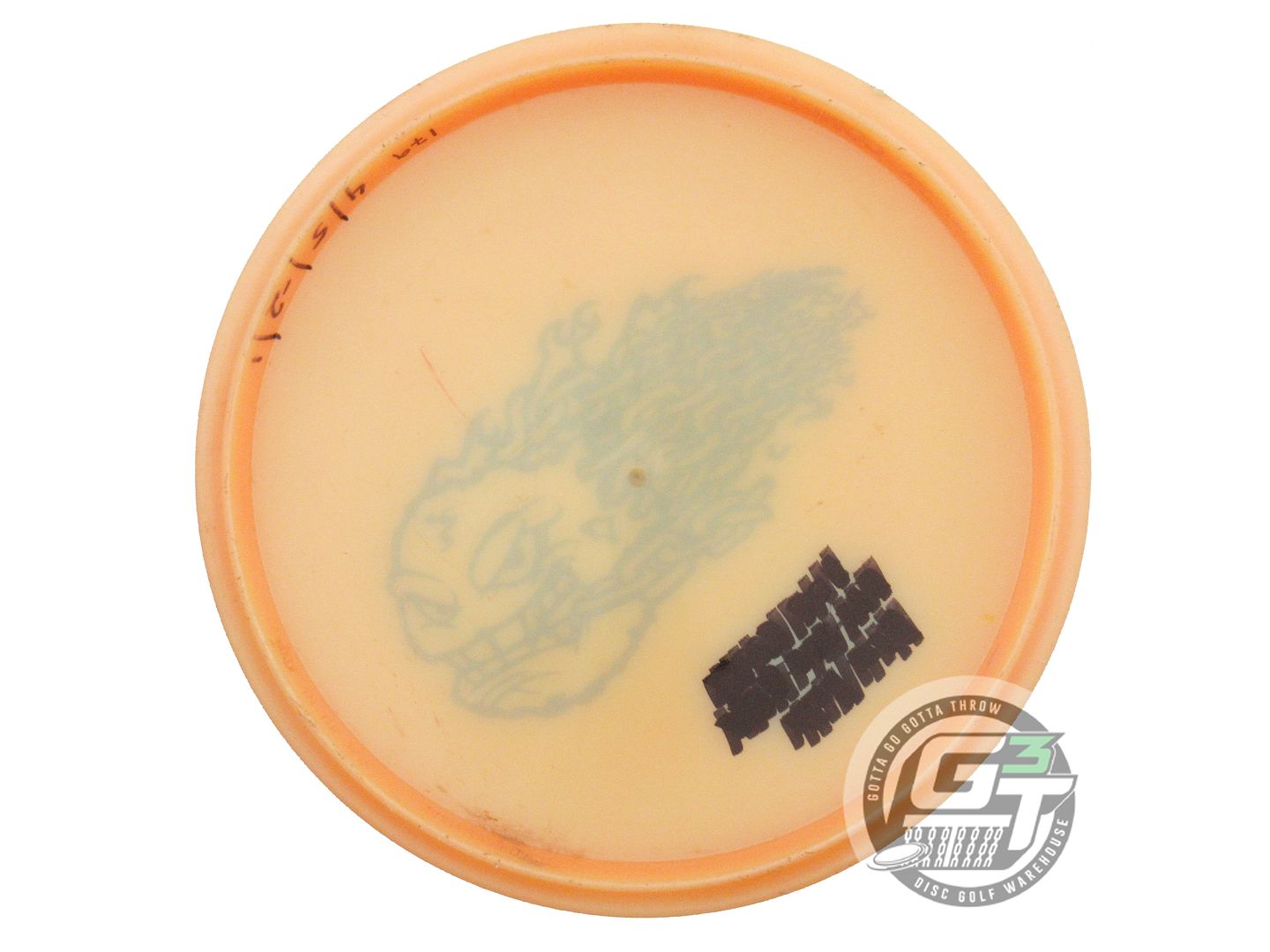 USED Discraft Big Z Comet 179g Peach Black Stamp PFN Midrange Golf Disc
