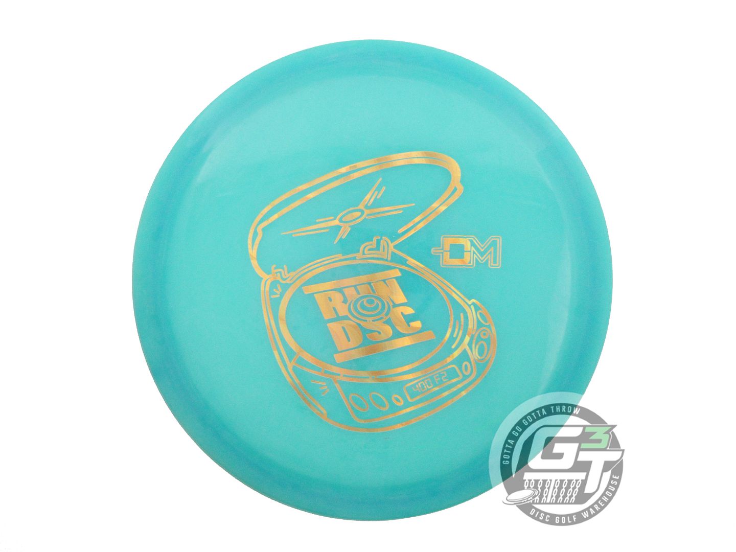 USED Prodigy Discs 400 F2 174g Teal Gold Prism Foil CHALKY Fairway Driver Disc