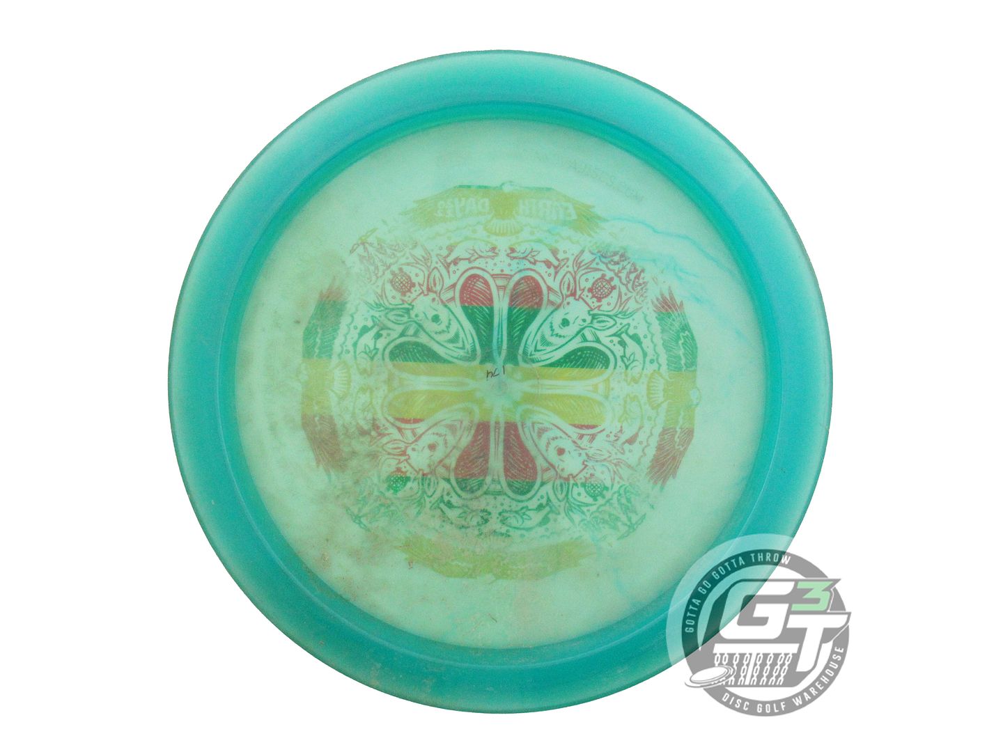 USED Innova Champion Firebird 174g Teal Rasta Foil Distance Driver Golf Disc