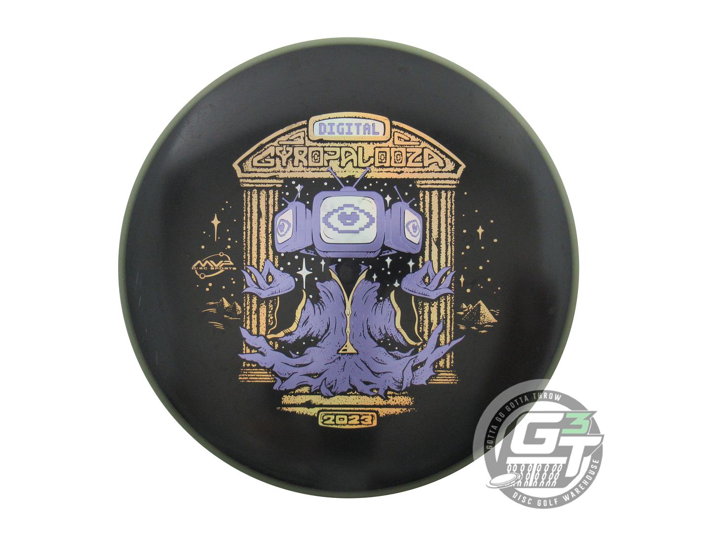 USED Axiom Discs [GYROPALOOZA] R2 Neutron Eclipse Envy 174g Glow Rim Putter Disc