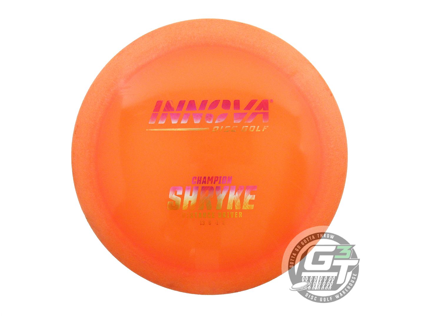 USED Innova Champion Shryke 161g Orange Sunset Foil Distance Driver Golf Disc