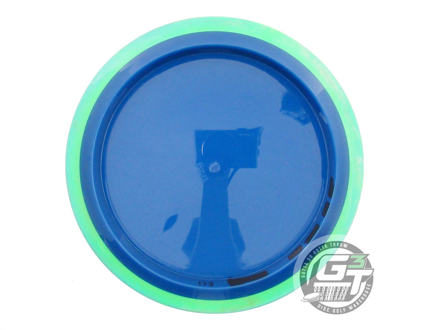 USED Axiom Discs Neutron Time Lapse 172g Blue Lime Rim Driver Golf Disc