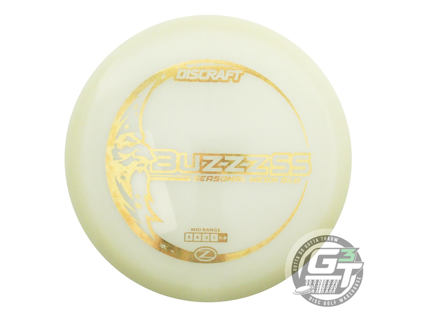 Discraft Seasonal Mega Glo Z Buzzz SS Midrange Golf Disc (Individually Listed)
