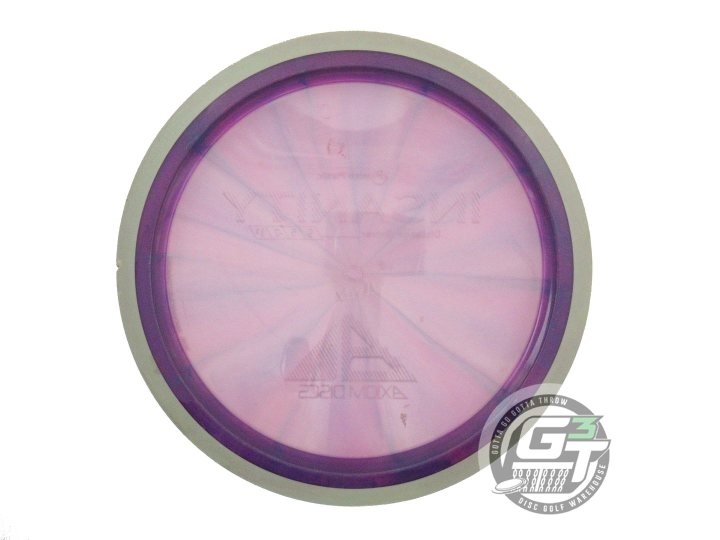 USED Axiom Discs Proton Insanity 174g Purple Gray Rim Distance Driver Golf Disc