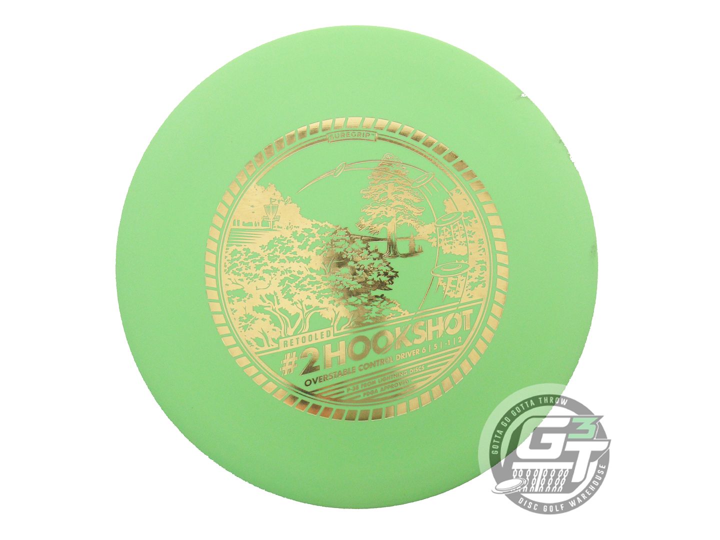 Lightning Sure Grip #2 Hookshot Fairway Driver Golf Disc (Individually Listed)