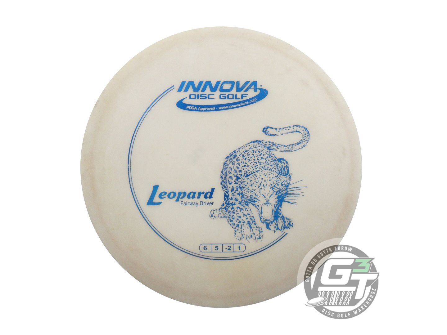 USED Innova DX Leopard 145g White Blue Foil Fairway Driver Golf Disc