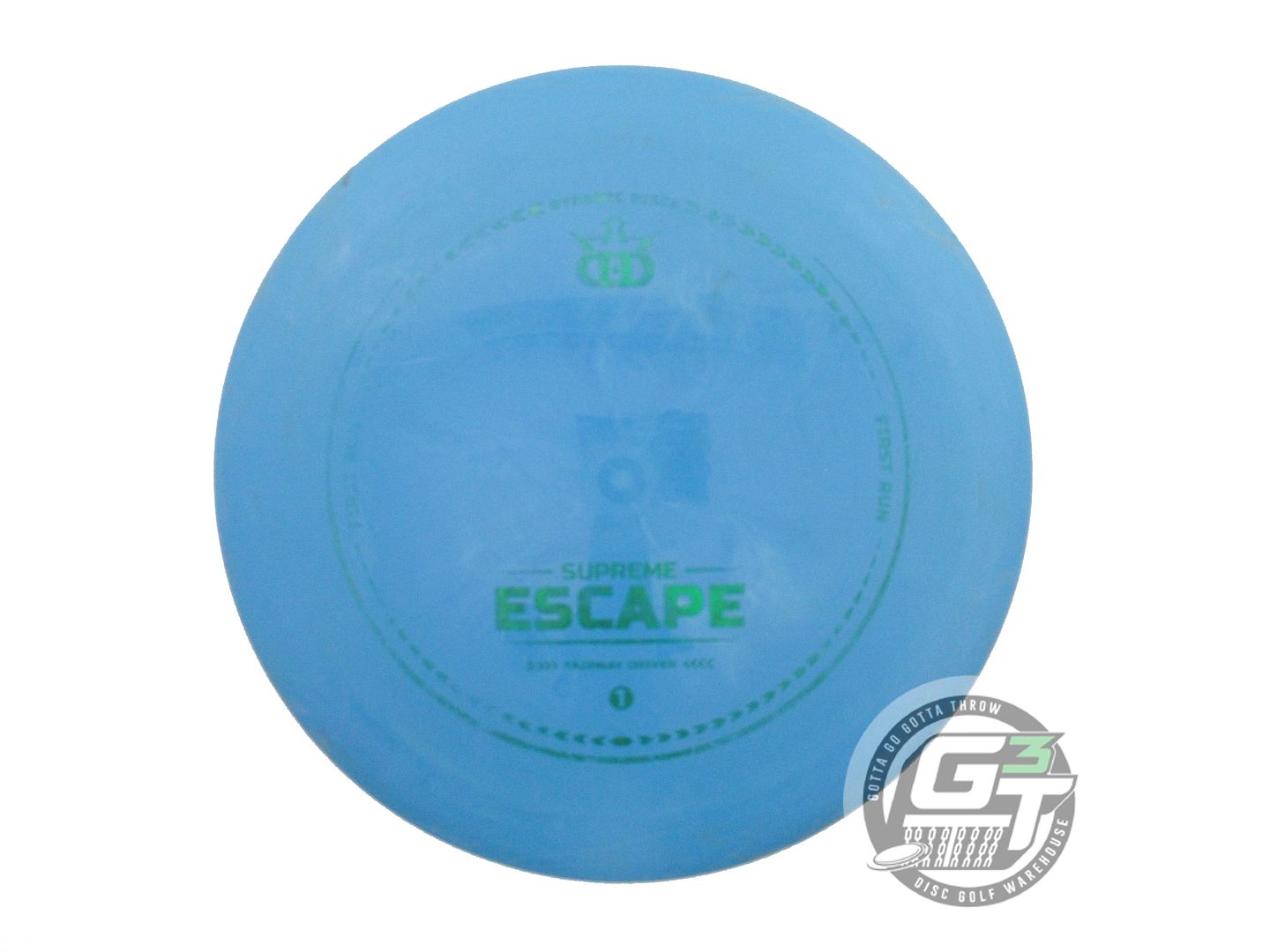 USED Dynamic Discs Supreme Escape 175g Blue Green Foil Fairway Driver Golf Disc