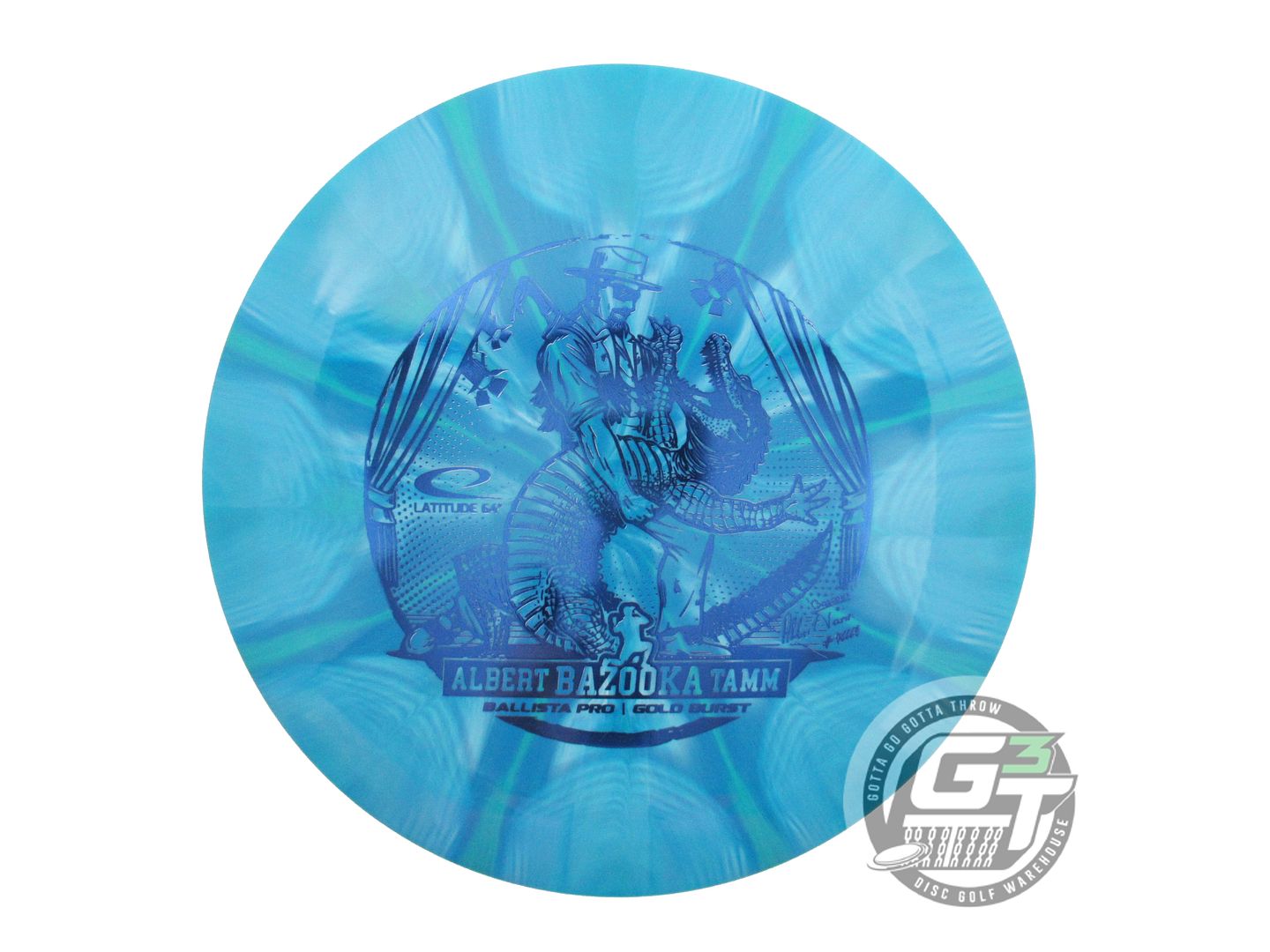 Latitude 64 Limited Edition 2025 Team Series Albert Tamm Gold Extreme Burst Ballista Pro Distance Driver Golf Disc (Individually Listed)