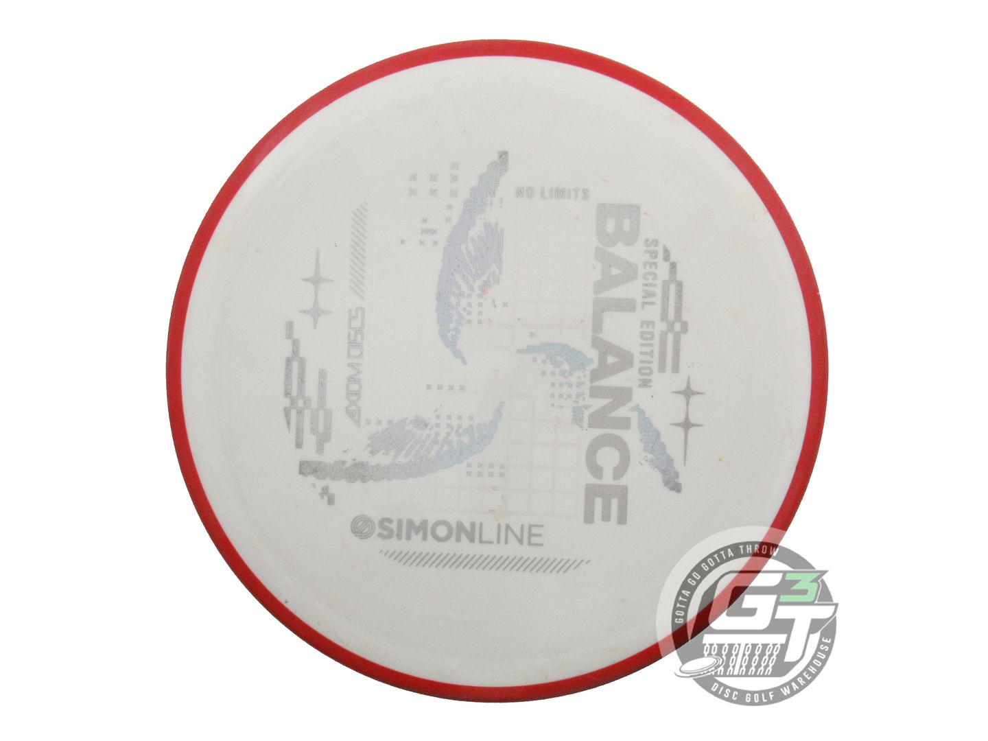 USED Axiom Discs SE [LIZOTTE] Neutron Balance 176g White Red Rim Midrange Disc