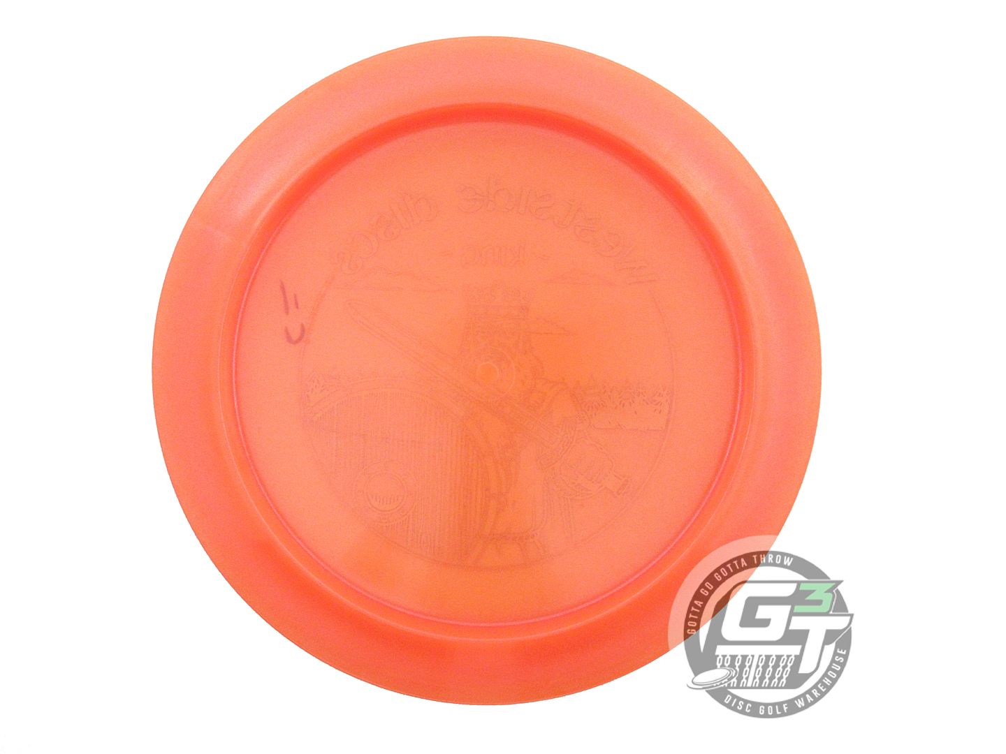 USED Westside Discs Glimmer VIP King 173g Orange Blue Foil Distance Driver Disc