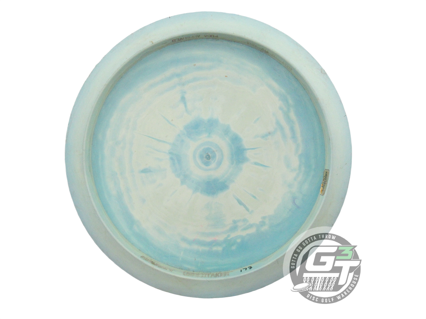 USED Discraft ESP Undertaker 173g Seafoam-Teal Silver Laser Distance Driver Disc