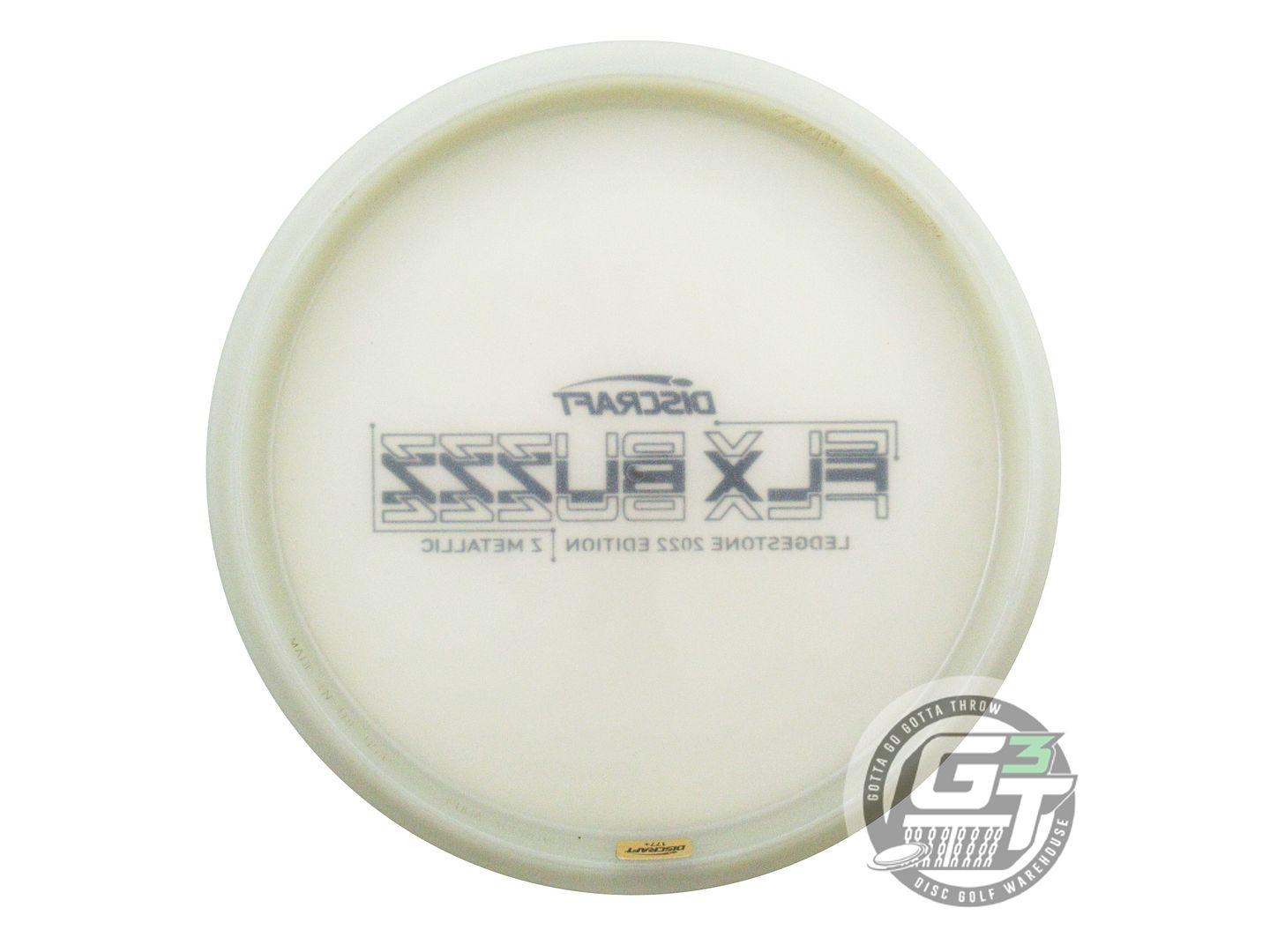 USED Discraft [LEDGESTONE] Z Metallic Buzzz 178g Smoke Black Stamp Midrange Disc