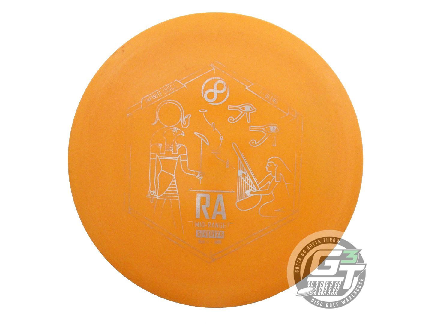 USED Infinite I-Blend Ra 175g Orange Silver Foil Midrange Golf Disc