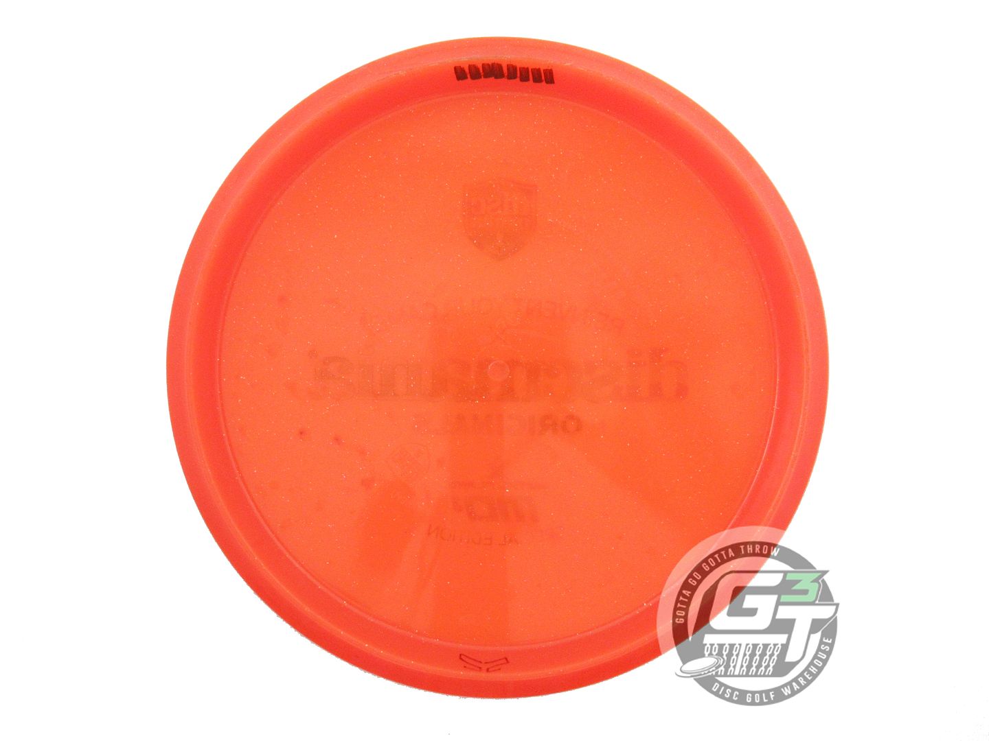 USED DiscMania ORIGINALS Metal Flake C-Line MD3 176g Orange Midrange Golf Disc