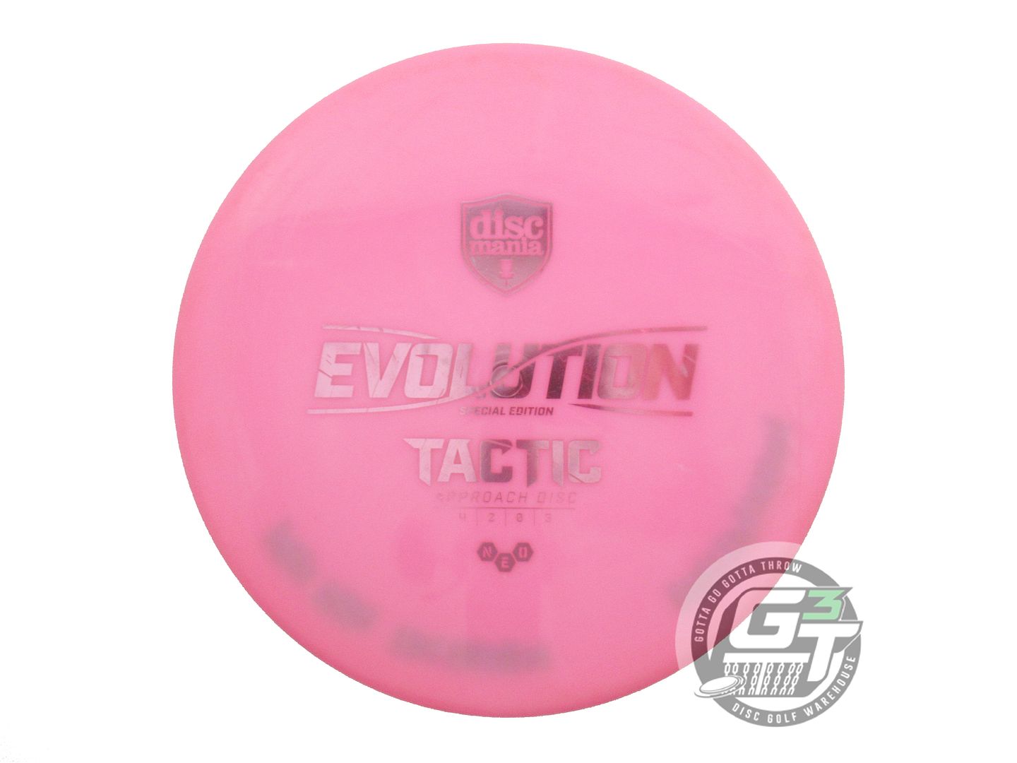 USED DiscMania [SE] Neo Tactic 176g Pink Pink Foil A Putter Golf Disc