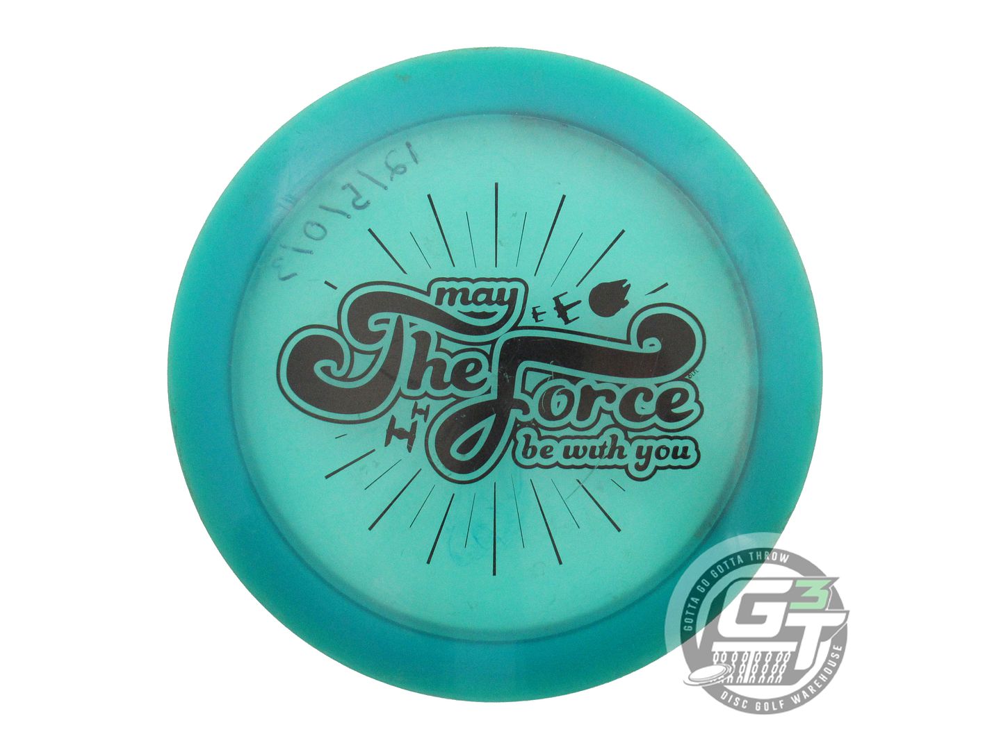 USED Discraft [STAR WARS] Z Force 174g Teal Black Stamp Distance Driver Disc