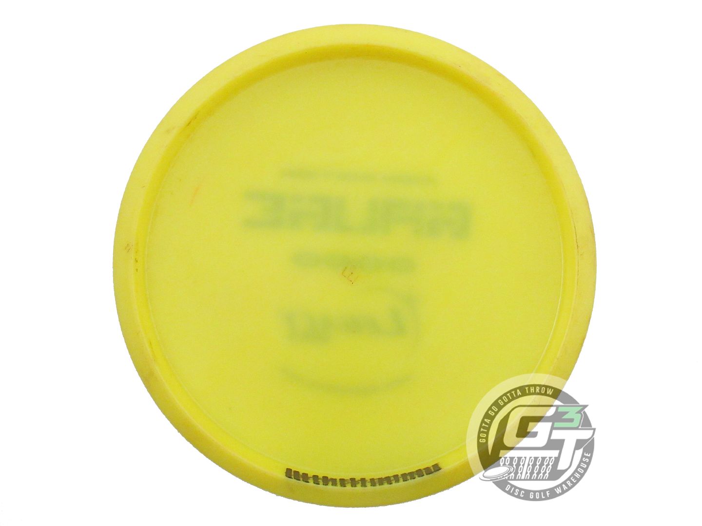 USED Legacy Discs Icon Gauge 177g Yellow Black Stamp Midrange Golf Disc