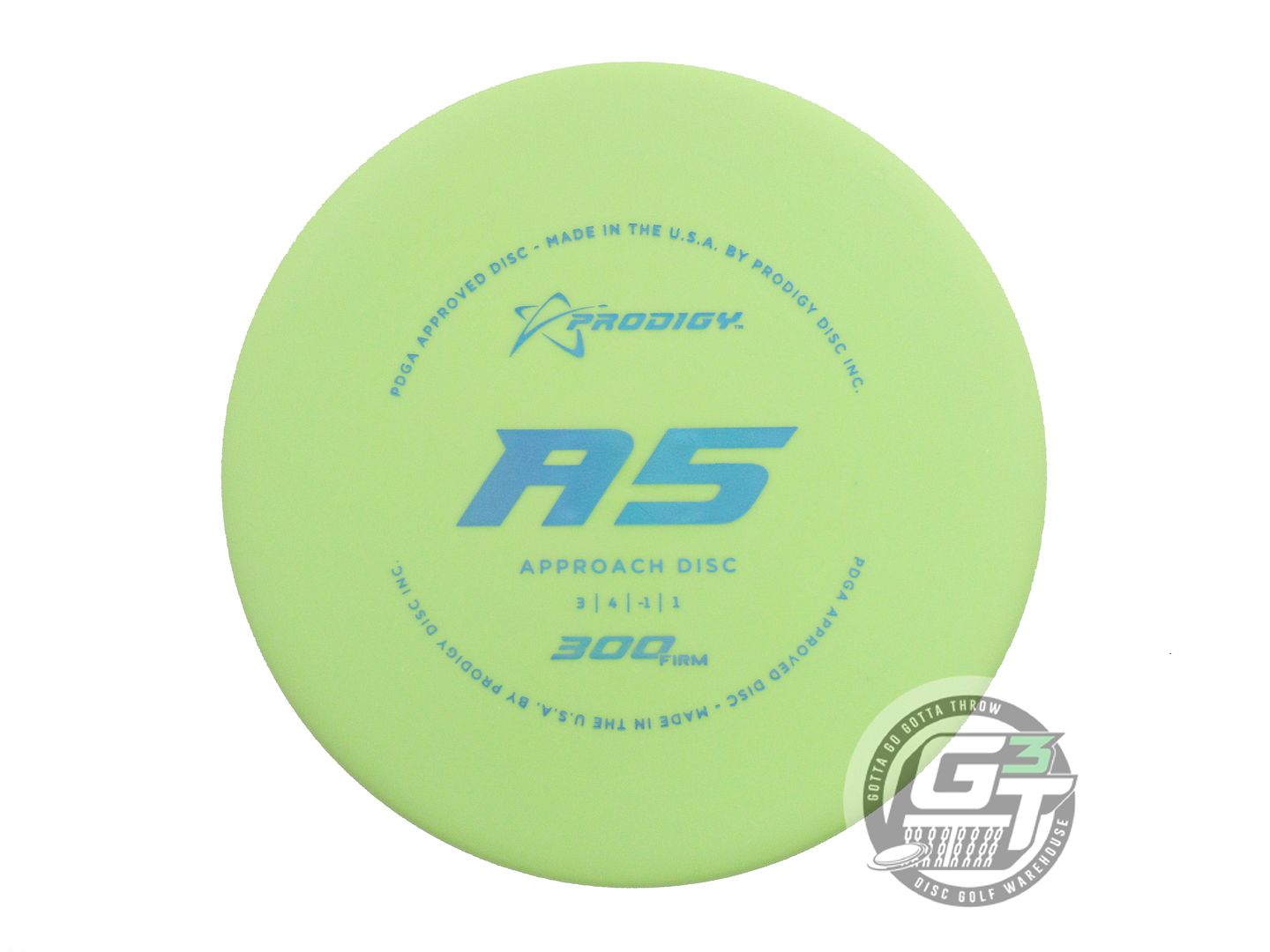 Prodigy 300 Firm Series A5 Approach Midrange Golf Disc (Individually Listed)