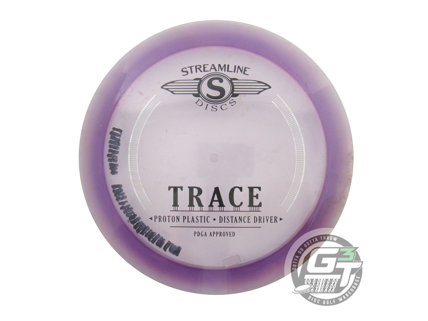 USED Streamline Discs Proton Trace 168g Purple Distance Driver Golf Disc