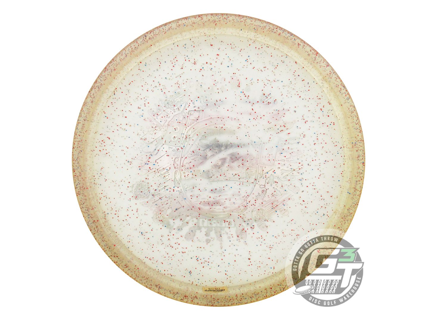 USED Discraft CryZtal Sparkle Meteor 177g Smoke Rainbow Foil Midrange Golf Disc