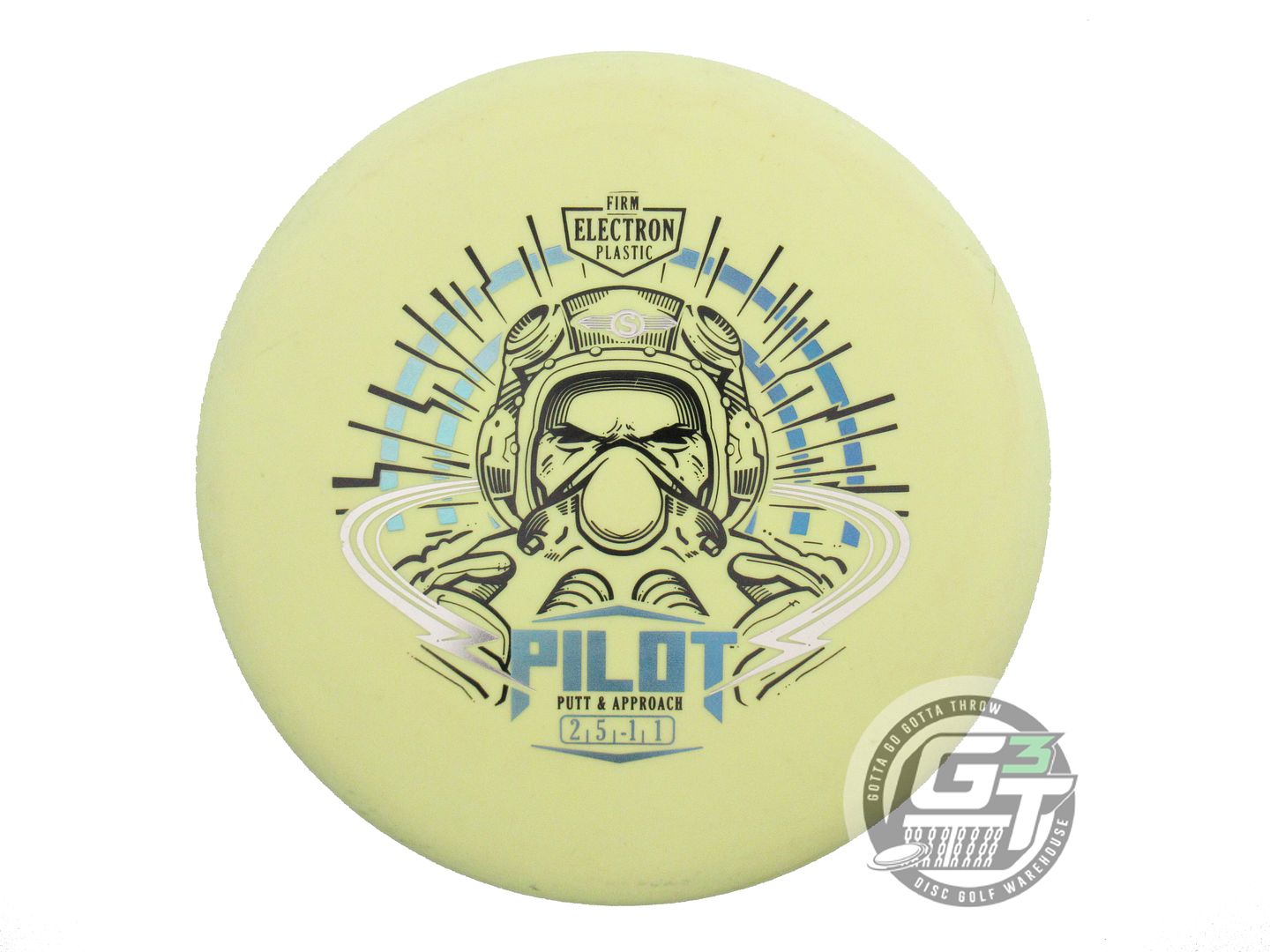 USED Streamline Discs Electron Firm Pilot 169g Yellow Putter Golf Disc
