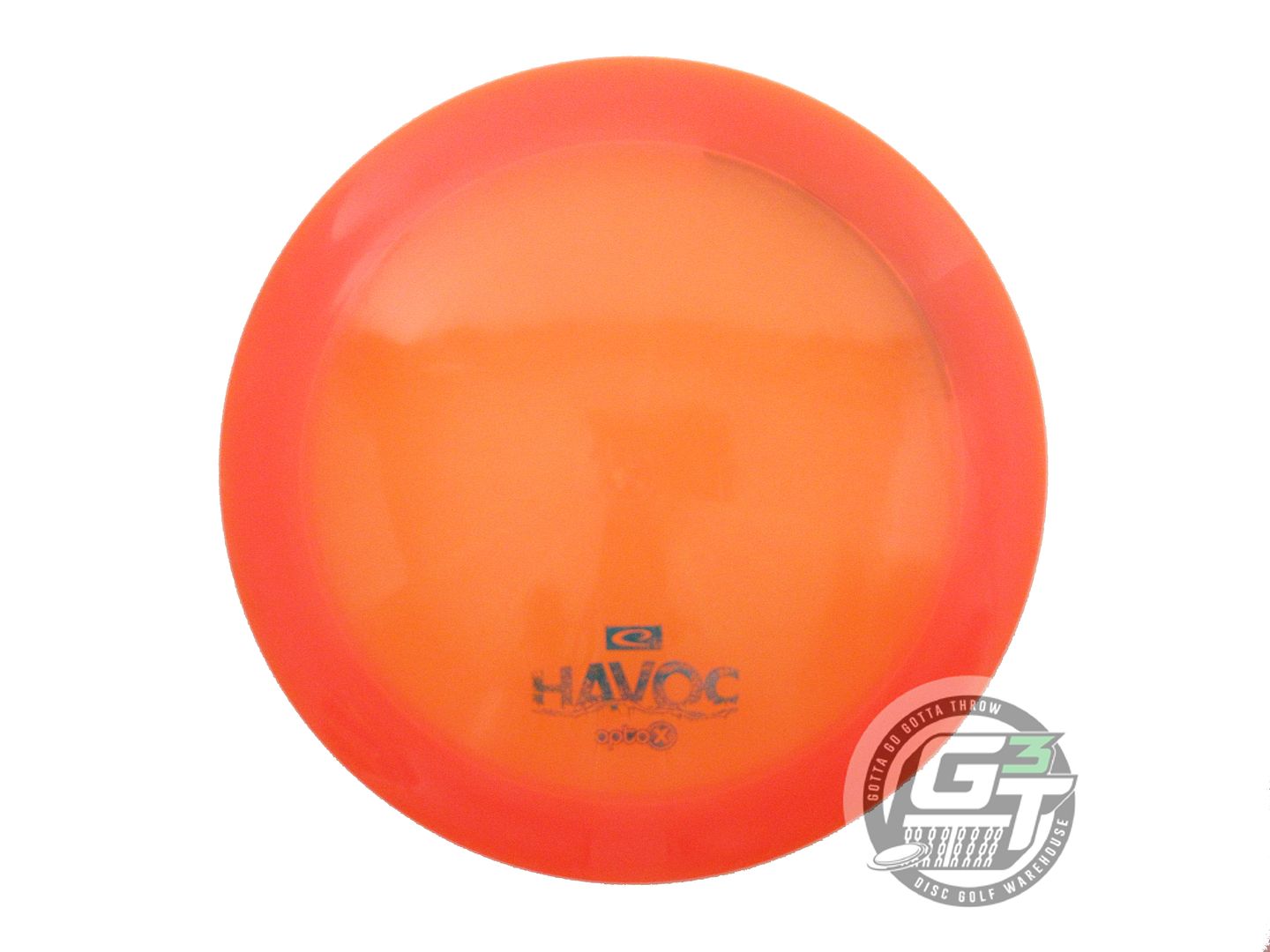 USED Latitude 64 Opto-X Havoc 169g Orange Teal Foil Distance Driver Golf Disc