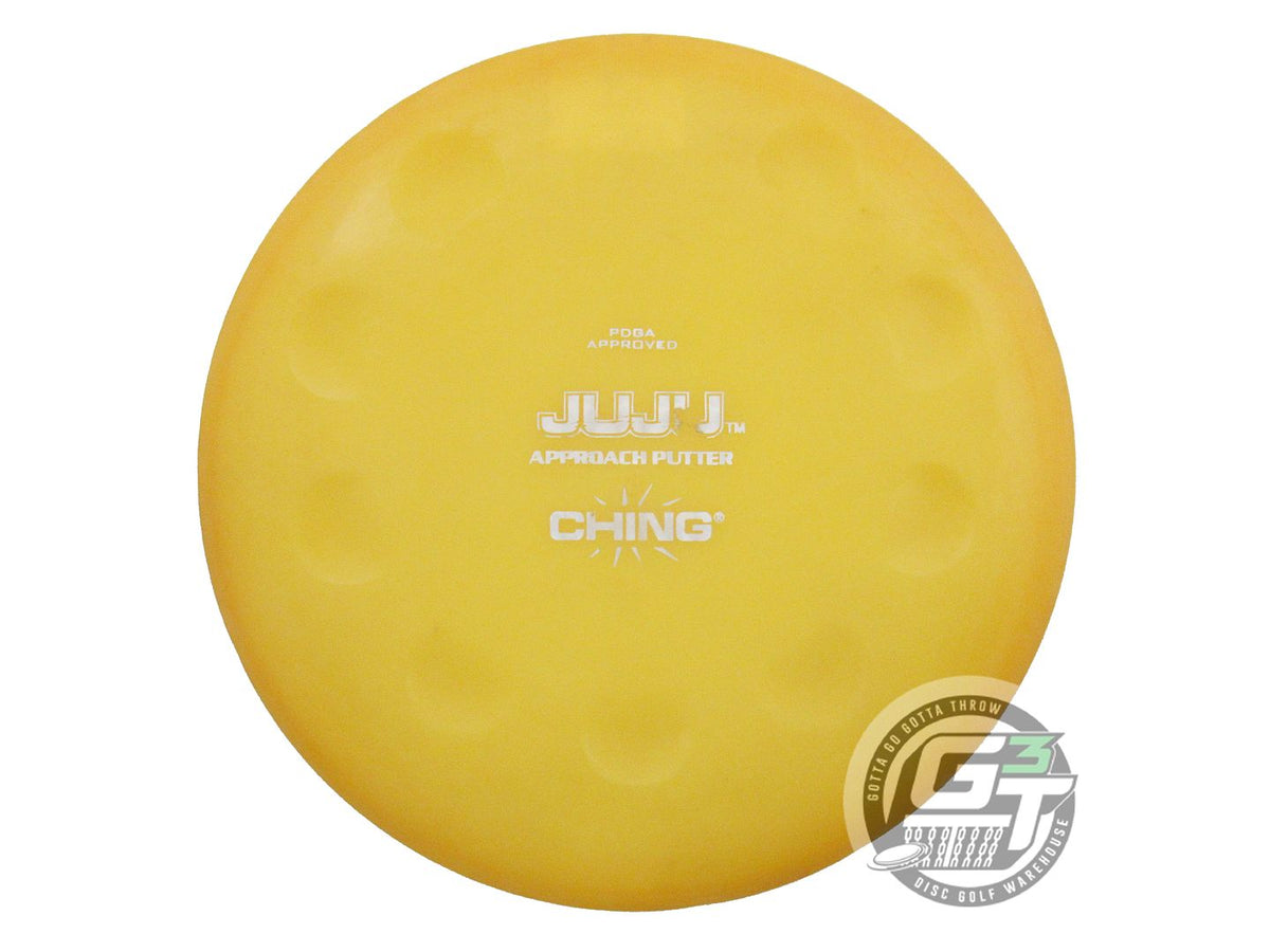 USED Ching Supreme Juju 172g Marigold Silver Shatter Foil OOP Putter Golf Disc