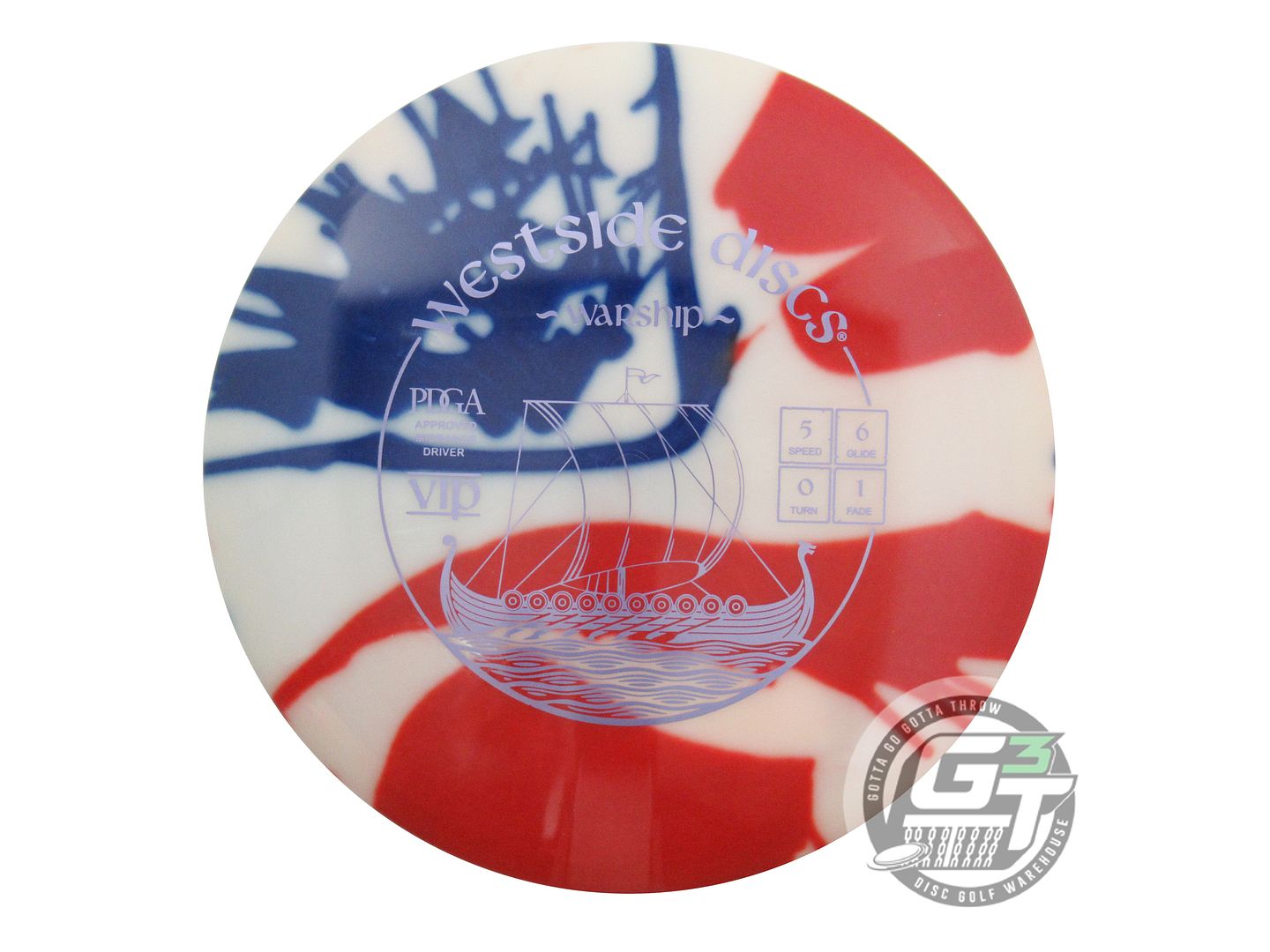Westside MyDye VIP Warship Midrange Golf Disc (Individually Listed)
