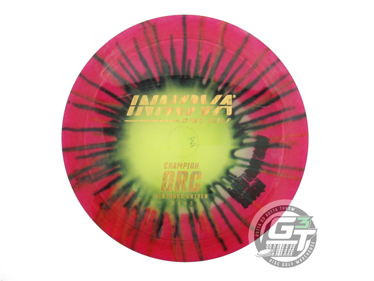 USED Innova I-DYE Champion Orc 169g Pink Burst Distance Driver Golf Disc
