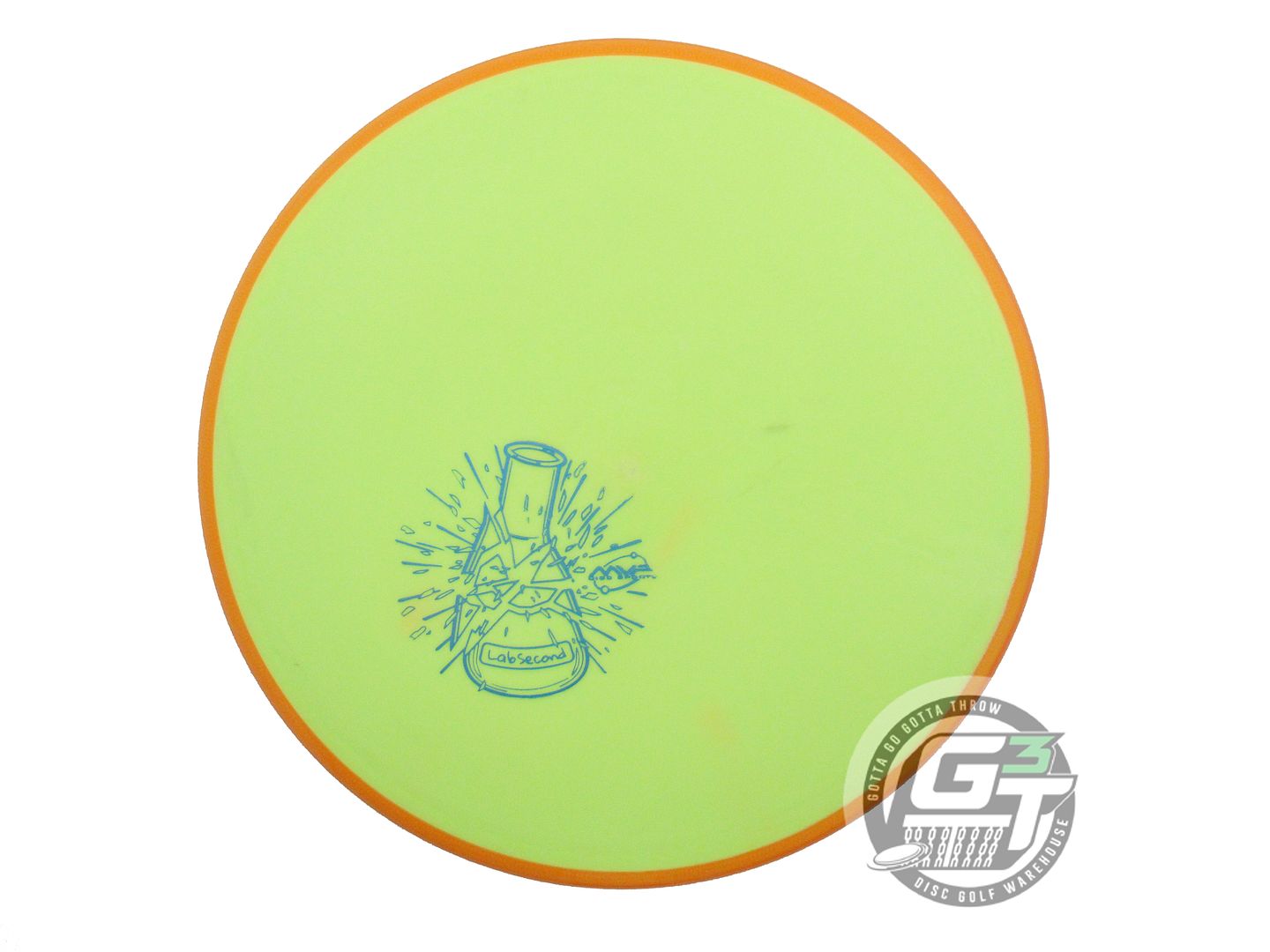 USED Axiom Discs X-OUT Prism Fission Pyro 165g Yellow Orange Rim Midrange Disc
