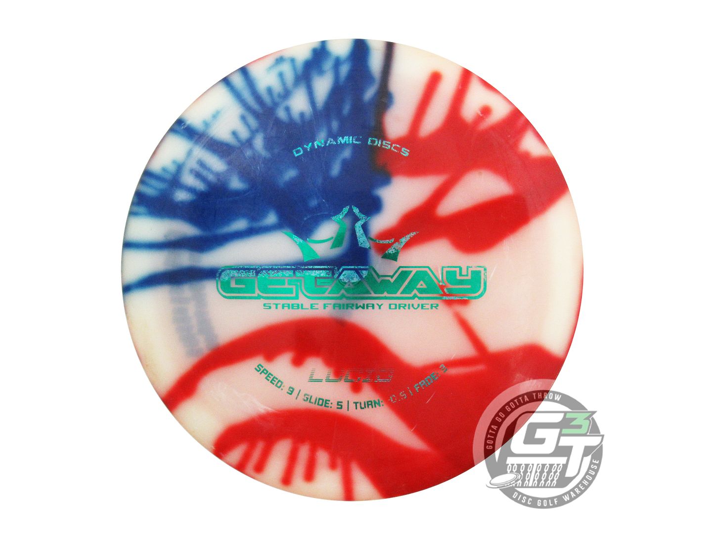 USED Dynamic Discs MyDye Lucid Getaway 174g Flag Distance Driver Golf Disc