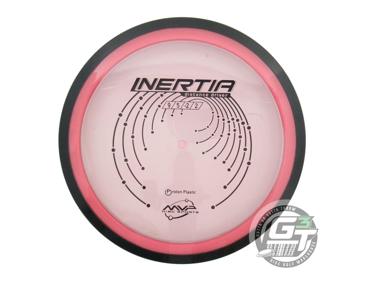 USED MVP Disc Sports Proton Inertia 164g Pink Distance Driver Golf Disc