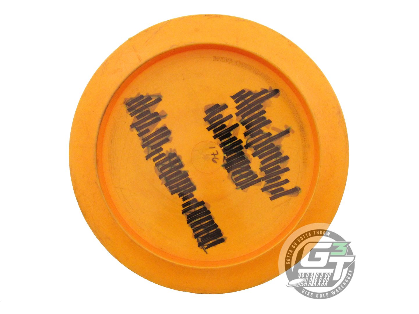 USED Innova Pro Destroyer 176g Orange Aqua Foil Distance Driver Golf Disc
