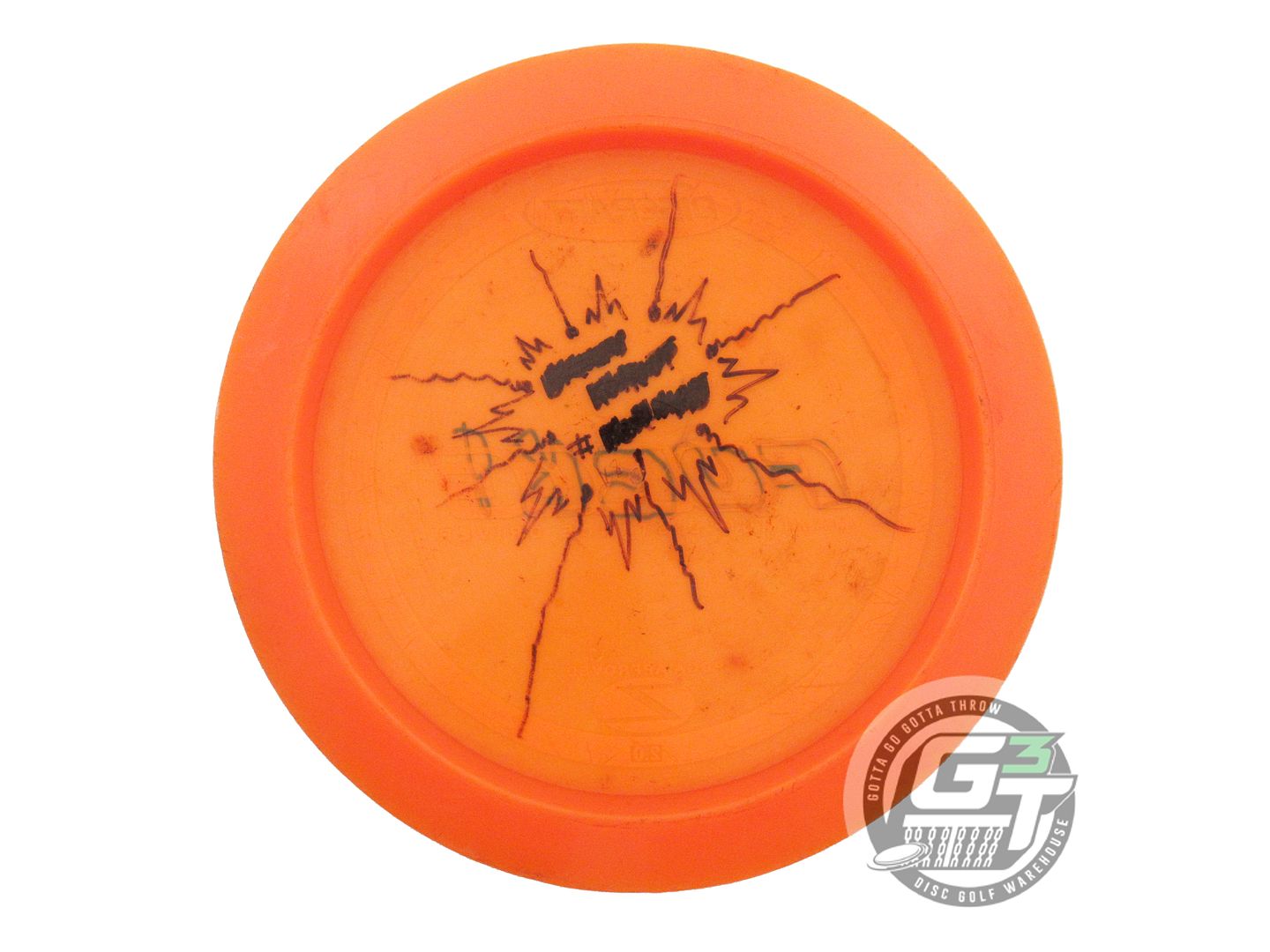 USED Discraft Z Force 168g Orange White Stamp Distance Driver Golf Disc