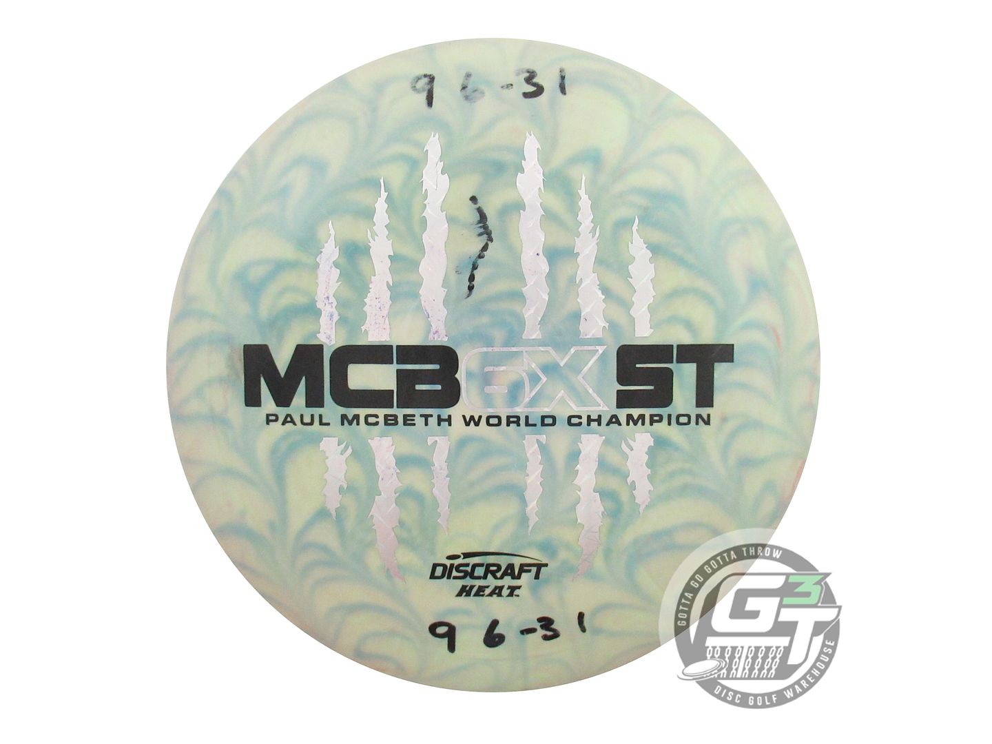 USED Discraft 6X McBEAST ESP Heat 176g Lime HOME DYED Distance Driver Golf Disc