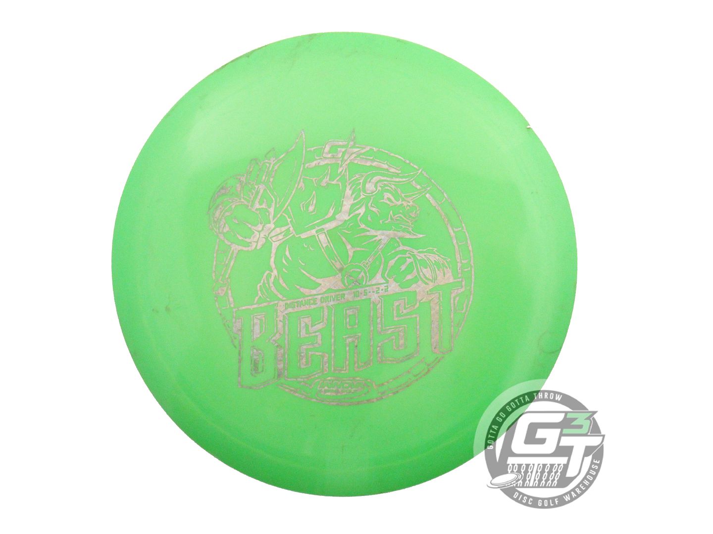 USED Innova GStar Beast 169g Green Silver Prism Foil Distance Driver Golf Disc