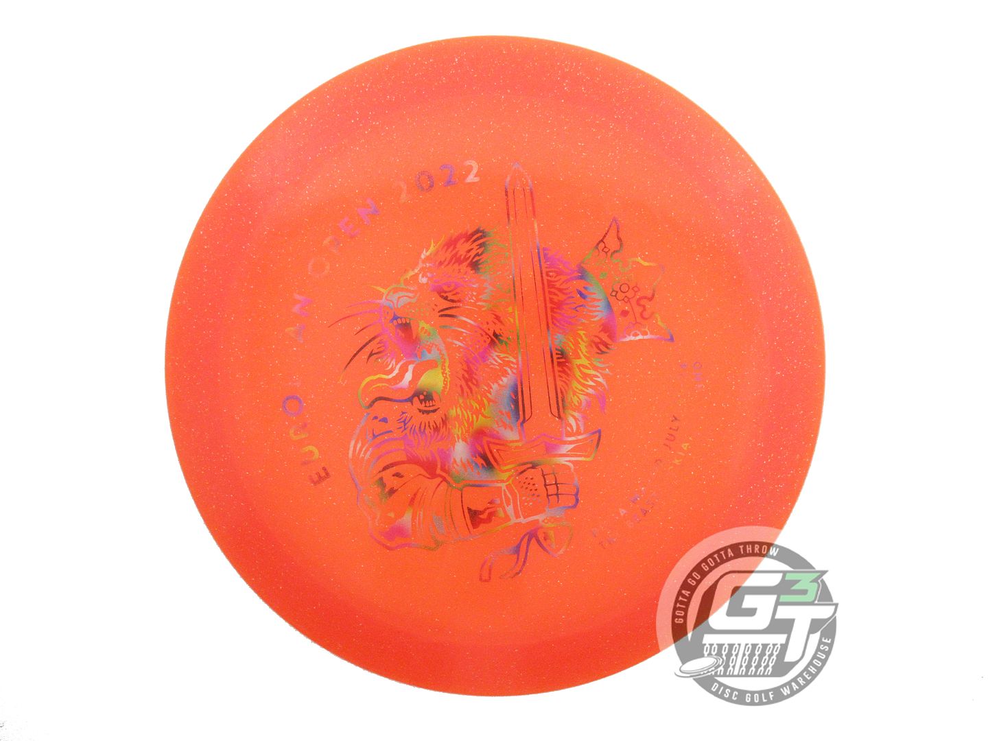 USED DiscMania [EUROPEAN OPEN] Metal Flake C-Line FD3 173g Orange Driver Disc