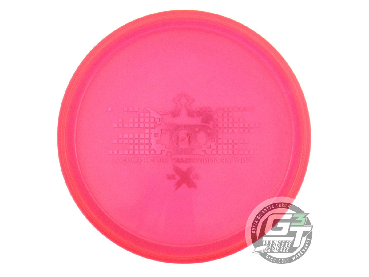 USED Dynamic Discs [10 YEAR] Lucid Ice Judge 175g Red Purple Foil Putter Disc