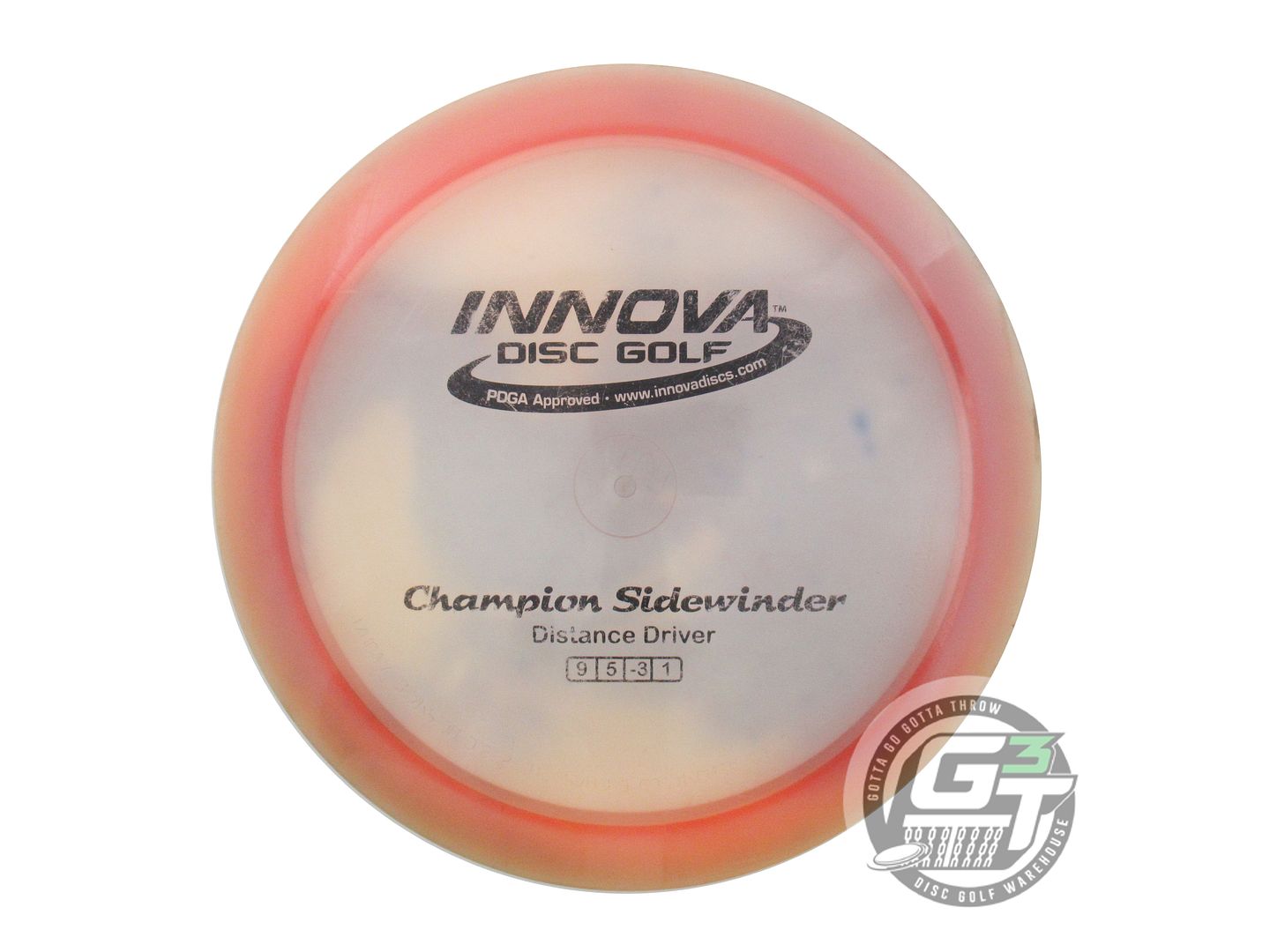 USED Innova Champion Sidewinder 167g Pink Black Stamp Distance Driver Golf Disc