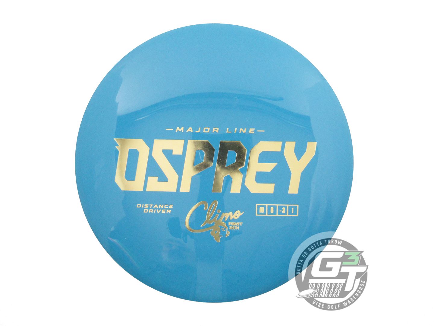 Climo First Run Major Line Osprey Distance Driver Golf Disc (Individually Listed)
