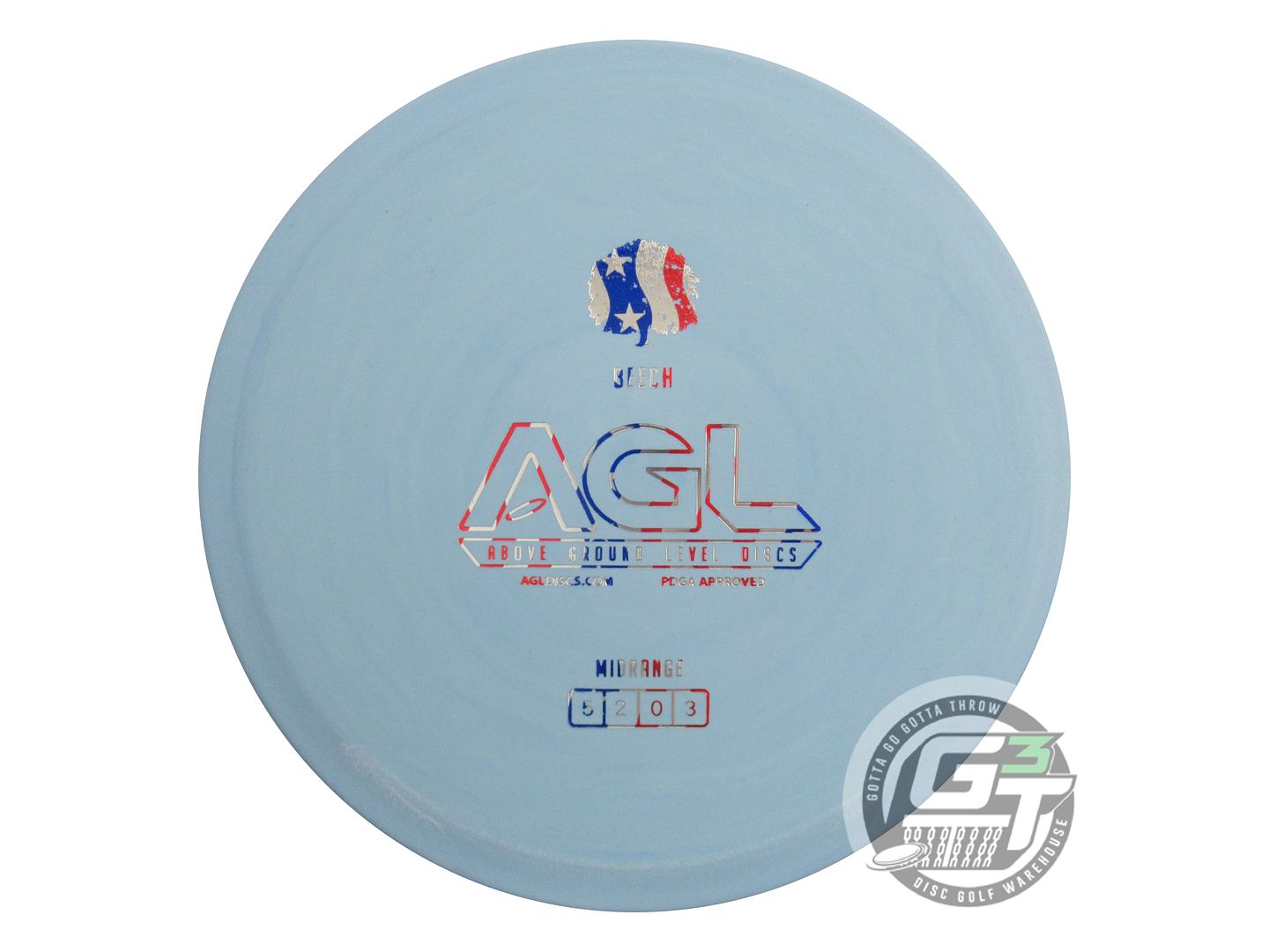 Above Ground Level Woodland Beech Midrange Golf Disc (Individually Listed)