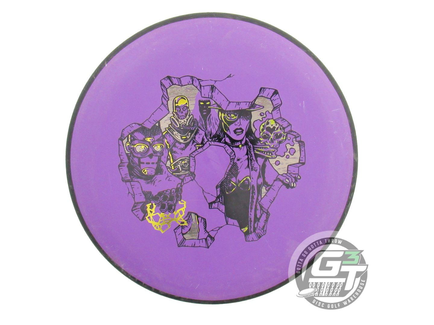 USED MVP Disc Sports SKULBOY Electron Nomad 176g Purple Putter Golf Disc