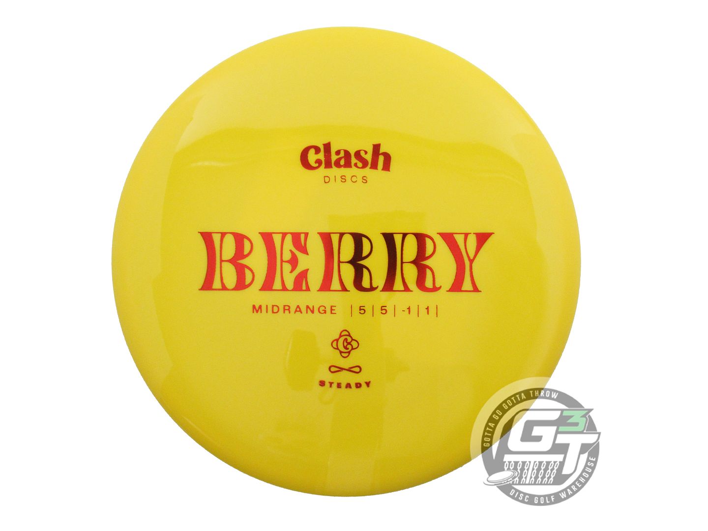 Clash Steady Berry Midrange Golf Disc (Individually Listed)