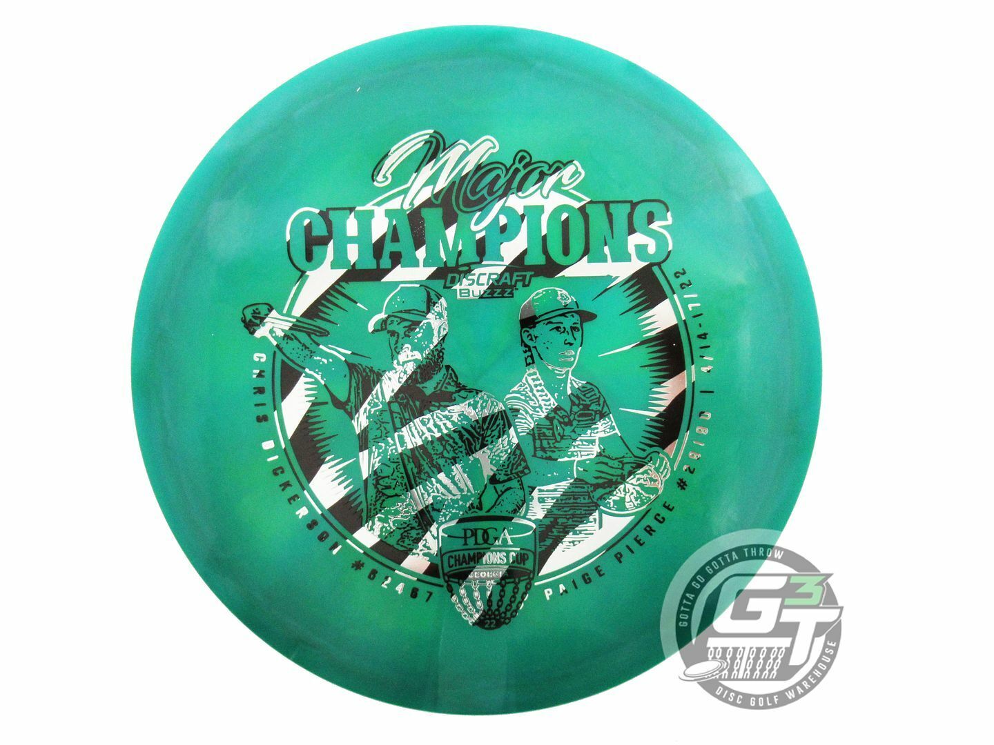 Discraft Limited Edition 2022 PDGA Champions Cup Commemorative Special Blend Buzzz Midrange Golf Disc (Individually Listed)